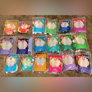 TY Teenie Beanie Babies 2000 McDonald’s set of 18